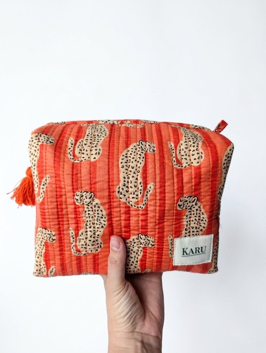Sunset Leopard | Washbag