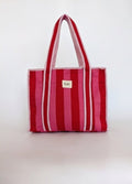 Sunset Stripe | Midi Quilted Tote
