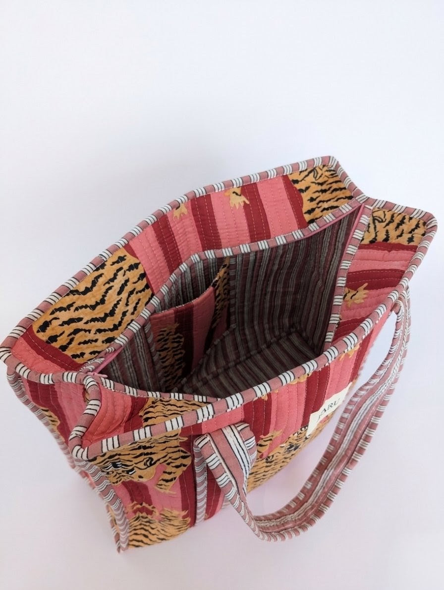 Fat Tiger | Midi Quilted Tote