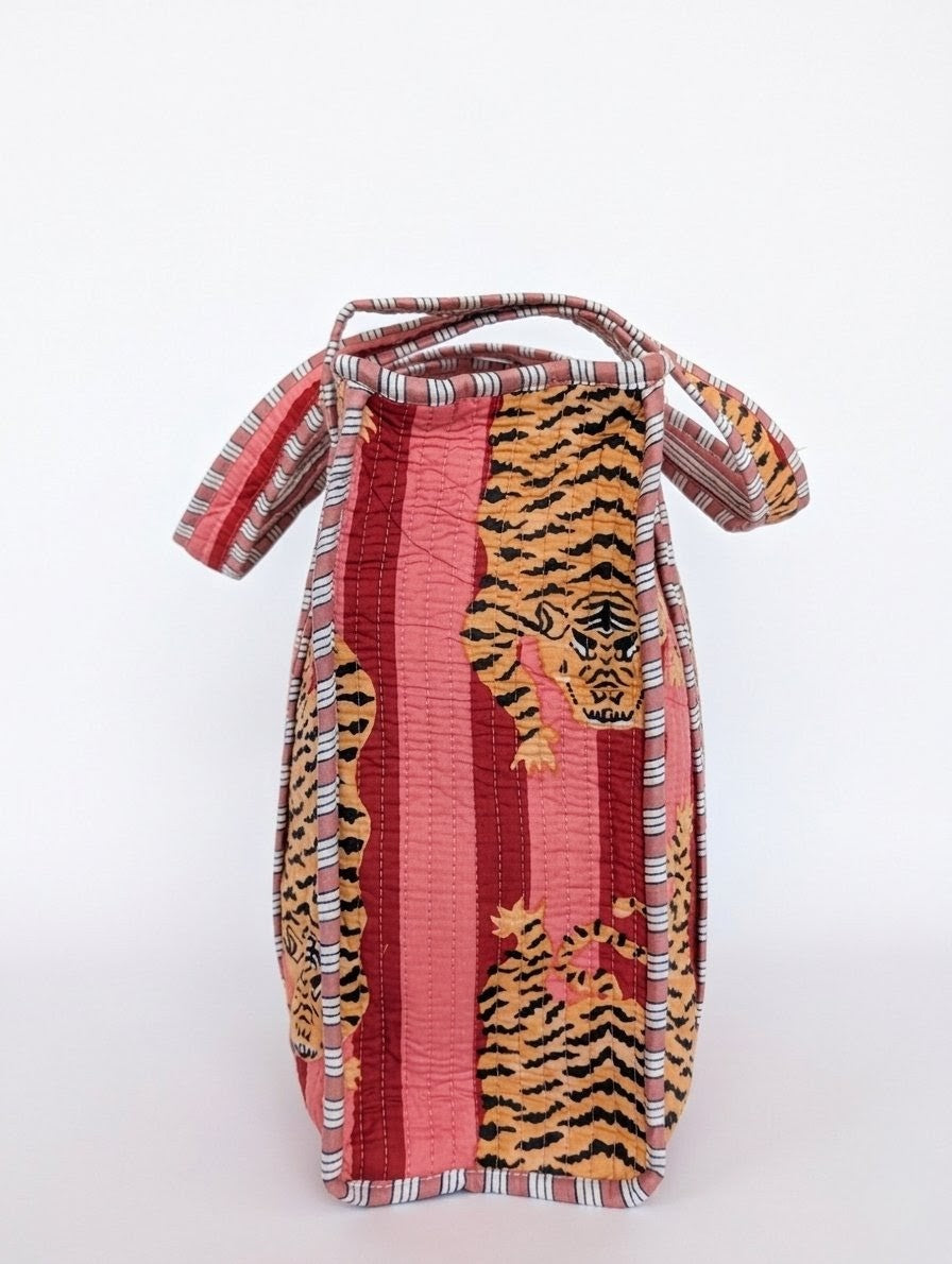 Fat Tiger | Midi Quilted Tote