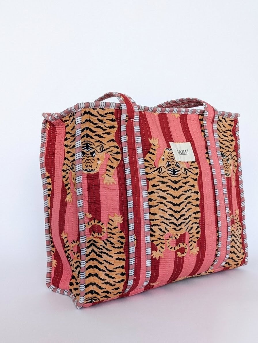 Fat Tiger | Midi Quilted Tote