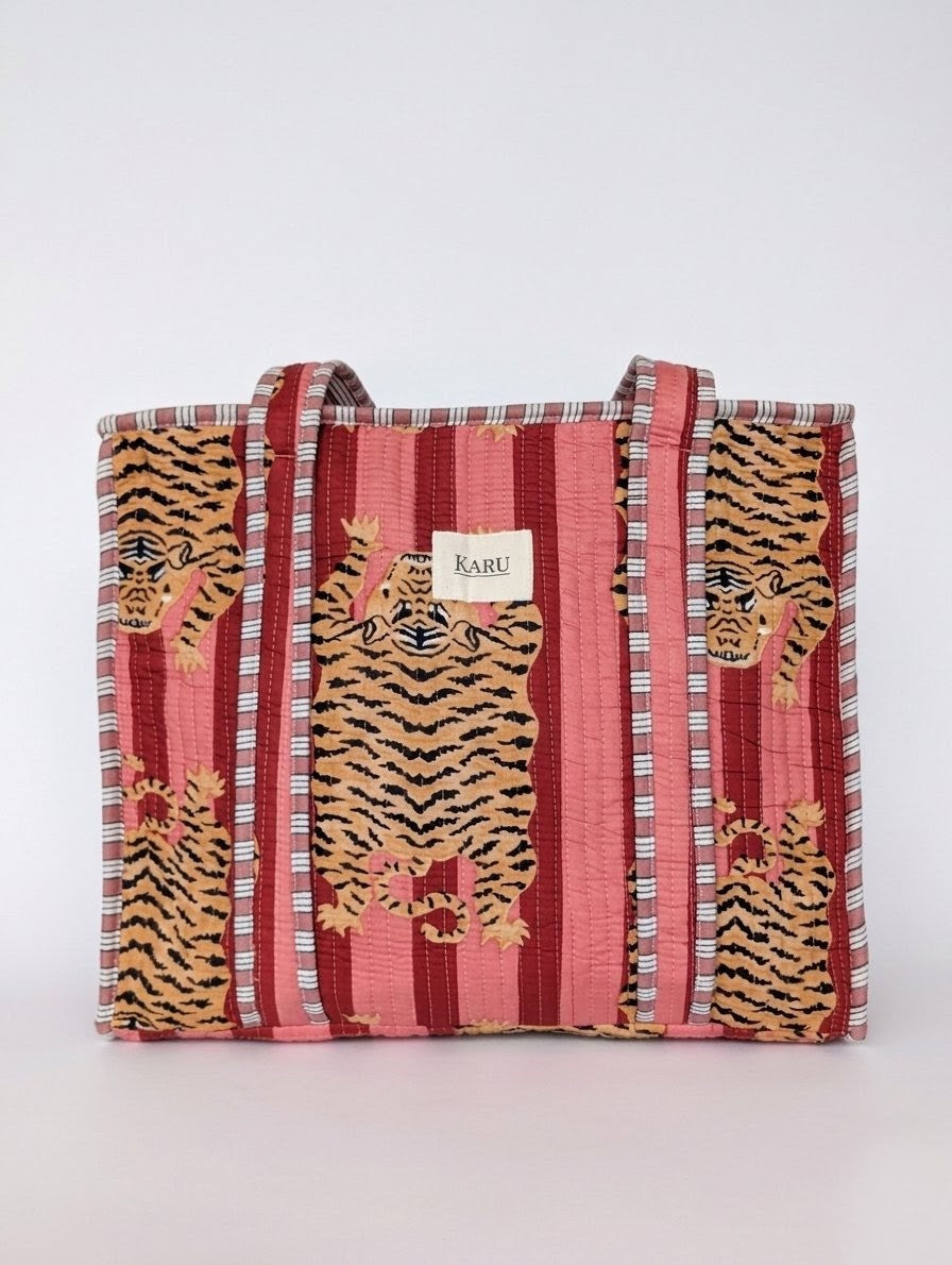 Fat Tiger | Midi Quilted Tote