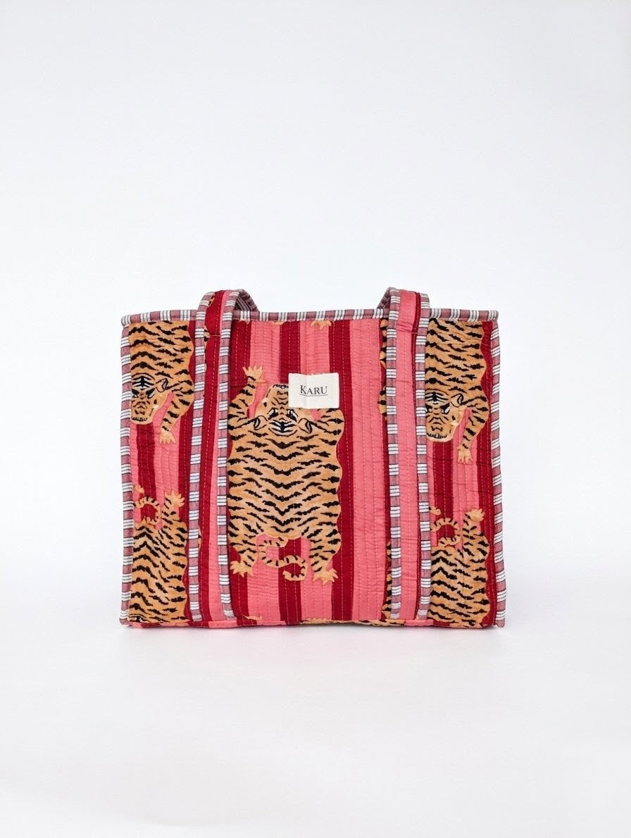 Fat Tiger | Midi Quilted Tote