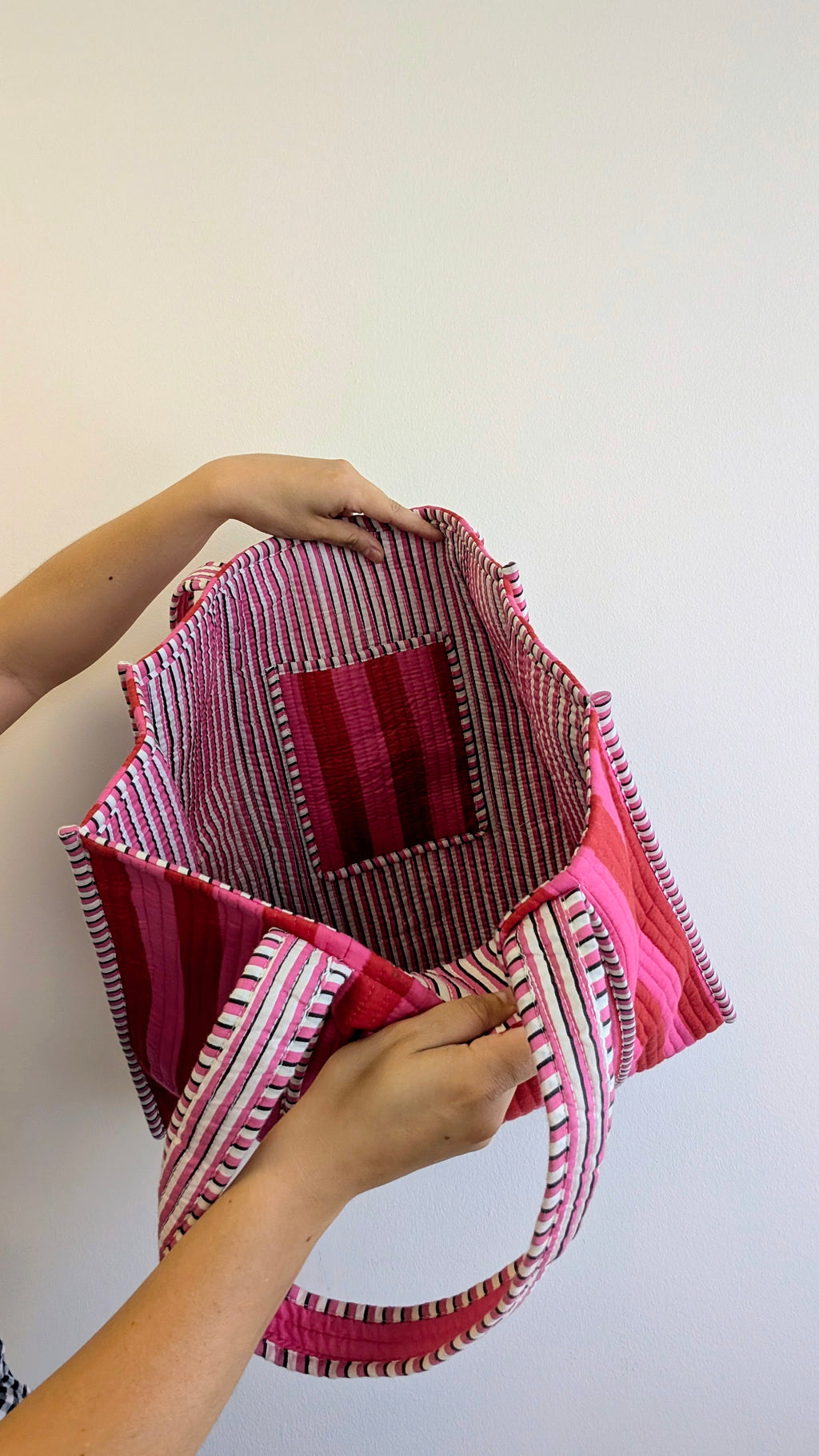 [SAMPLE] Sunset Stripe Large Tote